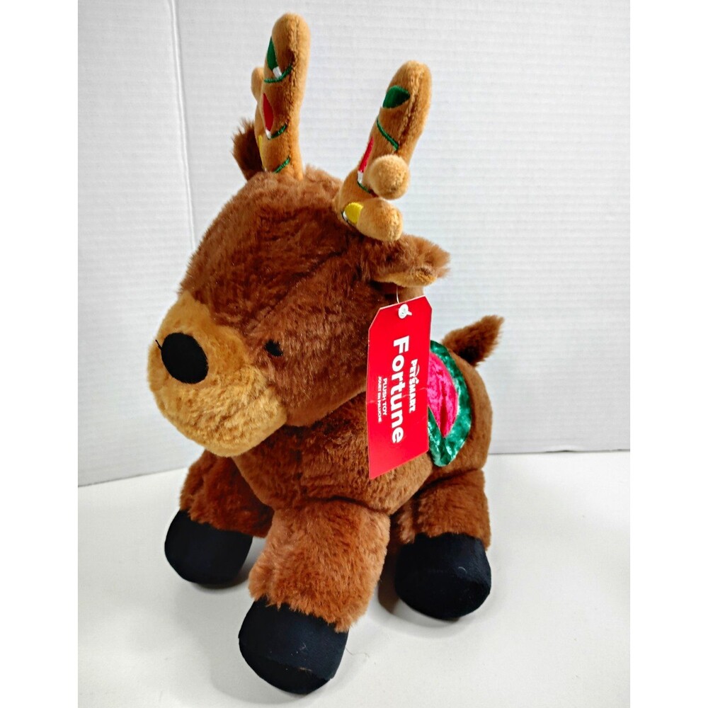 Kris Kringle Reindeer Plush Stuffed Animal Christmas 2016, With Tags, Small